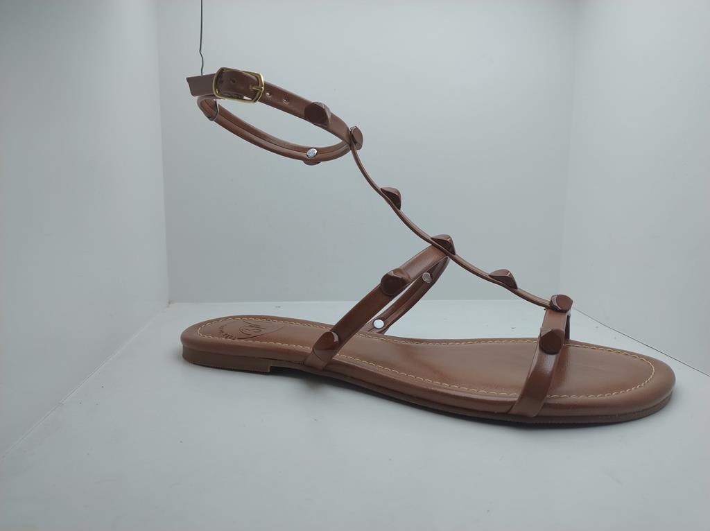 Rasteira Bico Redondo - 3 Marias